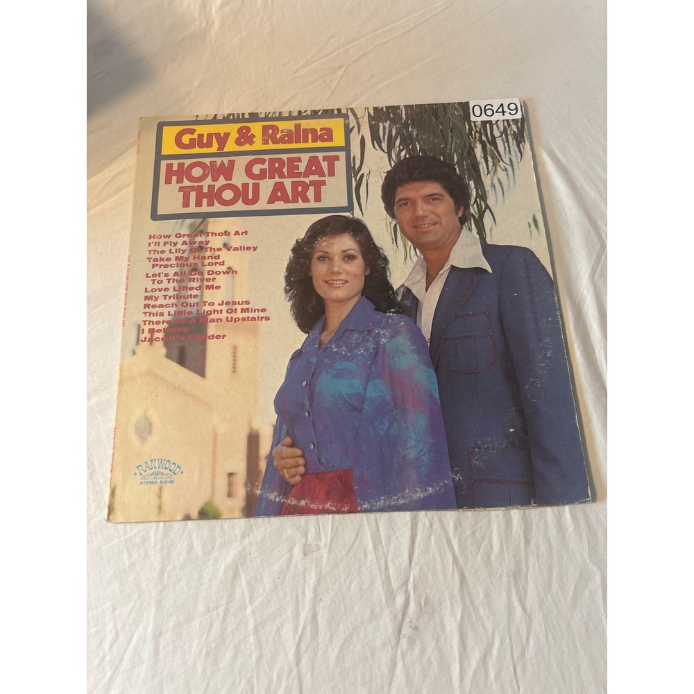 Guy & Ralna How Great Thou Art Vinyl LP Record Ranwood R-8148 1975 Gospel Good